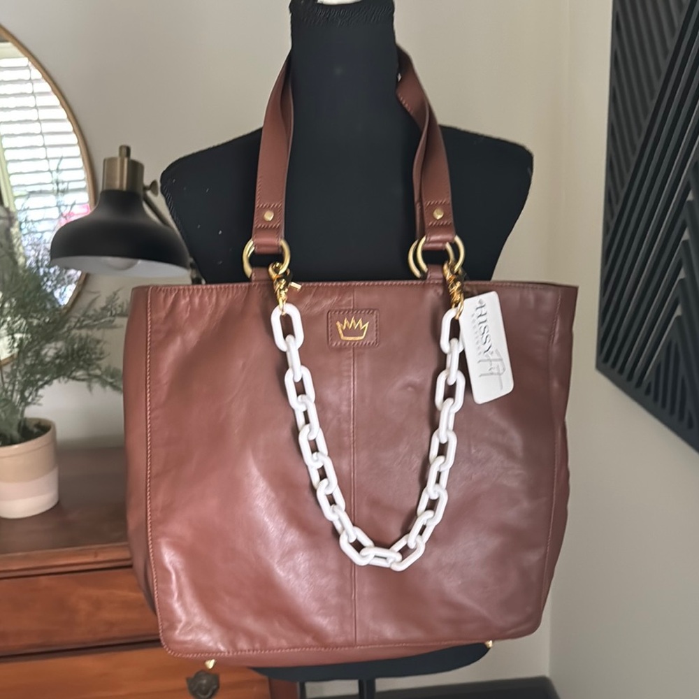Have Some Fun Today Brown Josie Tote Bag - Picture 3 of 12
